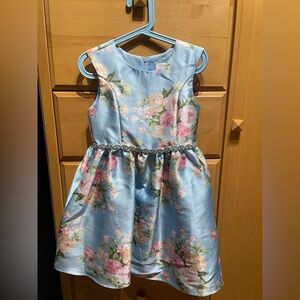 Rare Editions Blue Floral Kids Dress from Macy’s